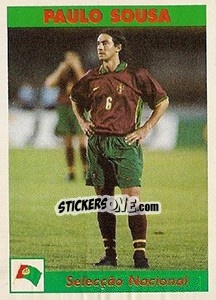 Cromo Paulo Sousa - Futebol 1997-1998 - Panini