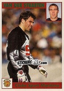 Sticker van der Straeten - Futebol 1997-1998 - Panini