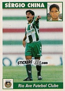 Cromo Sergio China - Futebol 1997-1998 - Panini