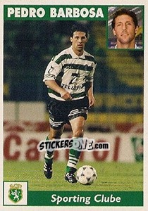 Cromo Pedro Barbosa - Futebol 1997-1998 - Panini