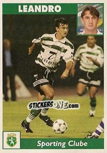 Cromo Leandro - Futebol 1997-1998 - Panini