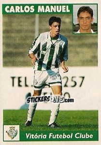 Cromo Carlos Manuel - Futebol 1997-1998 - Panini