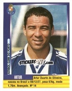 Cromo Artur - Futebol 1998-1999 - Panini