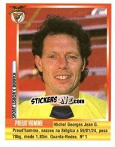 Figurina Preud'Homme - Futebol 1998-1999 - Panini