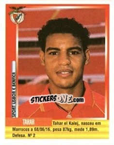 Sticker Tahar - Futebol 1998-1999 - Panini