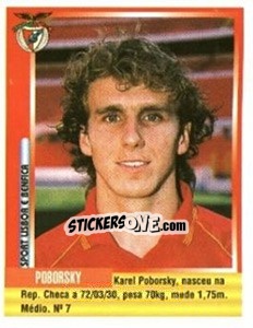 Cromo Karel Poborsky - Futebol 1998-1999 - Panini