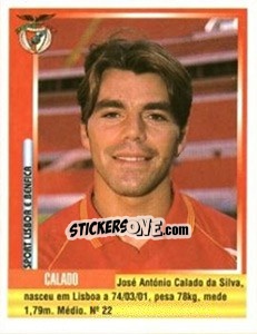 Sticker Calado - Futebol 1998-1999 - Panini