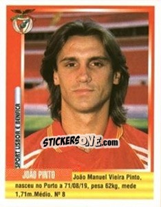 Figurina Joao Pinto - Futebol 1998-1999 - Panini