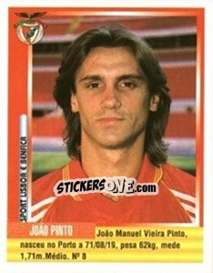 Sticker Joao Pinto - Futebol 1998-1999 n. 30 - Panini