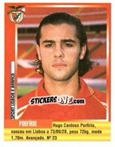Sticker Porfirio - Futebol 1998-1999 n. 33 - Panini