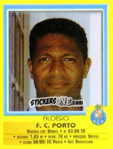 Figurina Aloisio - Futebol 1999-2000 - Panini