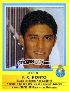 Cromo Jardel - Futebol 1999-2000 - Panini