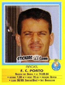 Figurina Argel - Futebol 1999-2000 - Panini