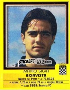 Sticker Mario Silva - Futebol 1999-2000 - Panini