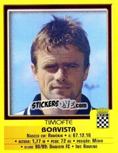 Sticker Timofte - Futebol 1999-2000 - Panini