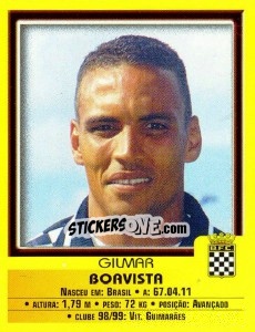 Sticker Gilmar - Futebol 1999-2000 - Panini