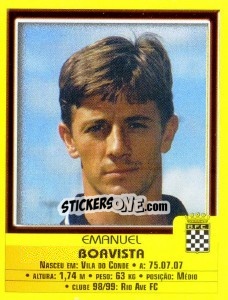 Cromo Emanuel - Futebol 1999-2000 - Panini