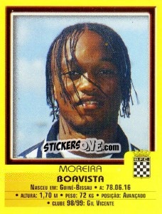 Figurina Moreira - Futebol 1999-2000 - Panini