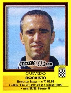 Figurina Quevedo - Futebol 1999-2000 - Panini