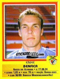 Sticker Enke - Futebol 1999-2000 - Panini