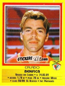 Figurina Calado - Futebol 1999-2000 - Panini