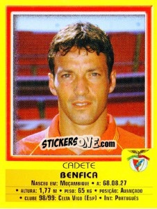 Sticker Cadete - Futebol 1999-2000 - Panini