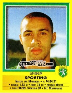 Sticker Saber - Futebol 1999-2000 n. 54 - Panini