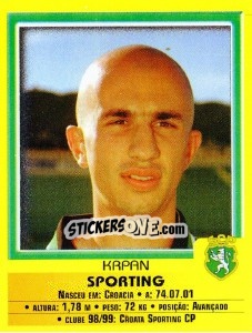 Sticker Kapan - Futebol 1999-2000 n. 65 - Panini