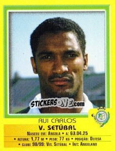 Cromo Rui Carlos - Futebol 1999-2000 - Panini