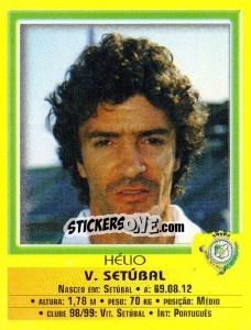 Sticker Helio - Futebol 1999-2000 - Panini