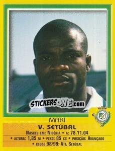 Sticker Maki - Futebol 1999-2000 n. 82 - Panini