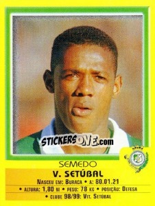 Figurina Semedo - Futebol 1999-2000 - Panini