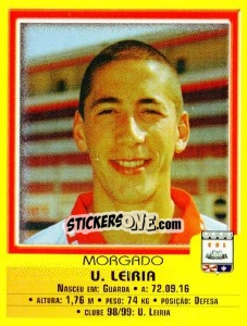 Sticker Morgado - Futebol 1999-2000 - Panini