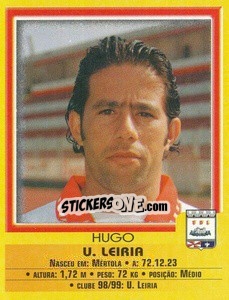 Sticker Hugo - Futebol 1999-2000 - Panini