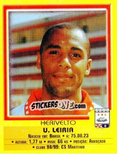 Cromo Herivelto - Futebol 1999-2000 - Panini