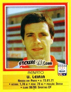 Sticker Renato - Futebol 1999-2000 n. 97 - Panini