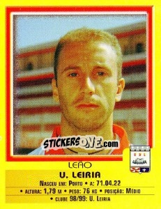 Sticker Leao - Futebol 1999-2000 - Panini