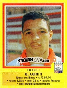 Sticker Derlei - Futebol 1999-2000 - Panini