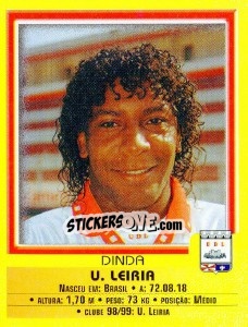 Cromo Dinda - Futebol 1999-2000 - Panini