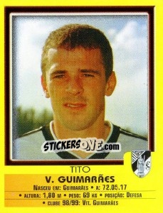 Sticker Tito - Futebol 1999-2000 n. 107 - Panini