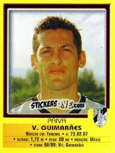 Sticker Paiva - Futebol 1999-2000 - Panini