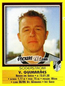 Sticker Soderstrom - Futebol 1999-2000 - Panini