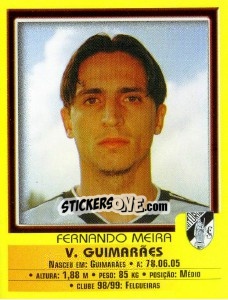 Sticker Fernando Meira - Futebol 1999-2000 n. 113 - Panini