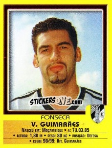 Sticker Fonseca - Futebol 1999-2000 - Panini