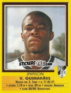 Sticker Jairson - Futebol 1999-2000 n. 118 - Panini
