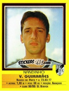 Sticker Nandinho - Futebol 1999-2000 n. 119 - Panini