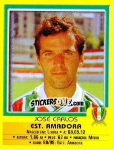 Sticker Jose Carlos - Futebol 1999-2000 n. 126 - Panini
