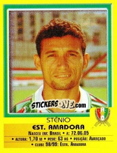 Cromo Stenio - Futebol 1999-2000 - Panini