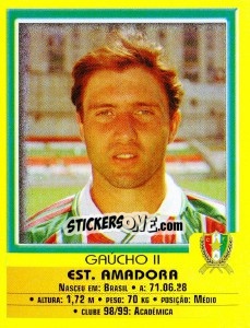 Figurina Gaucho II - Futebol 1999-2000 n. 134 - Panini