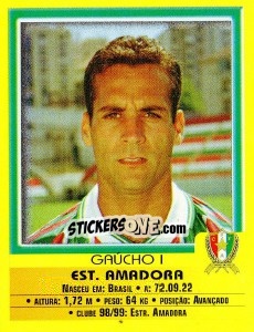 Figurina Gaucho I - Futebol 1999-2000 - Panini